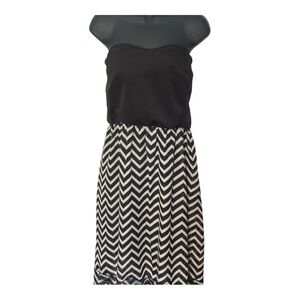 #213 Annabelle High Low Chevron Dress
